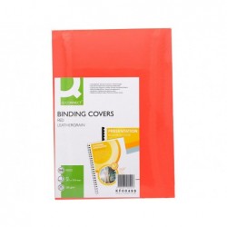 Q-CONNECT Couverture carton 250g grain pour reliure format a4