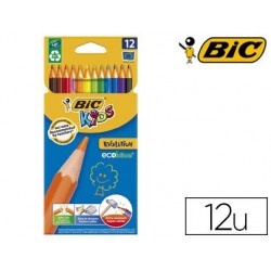 Crayon couleur bic kids evolution résine synthèse 175mm...