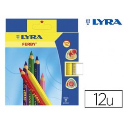 Crayon couleur lyra ferby triangulaire 120mm extrémité...