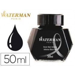 Encre waterman noire flacon 50ml