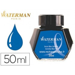 Encre waterman bleue flacon 50ml
