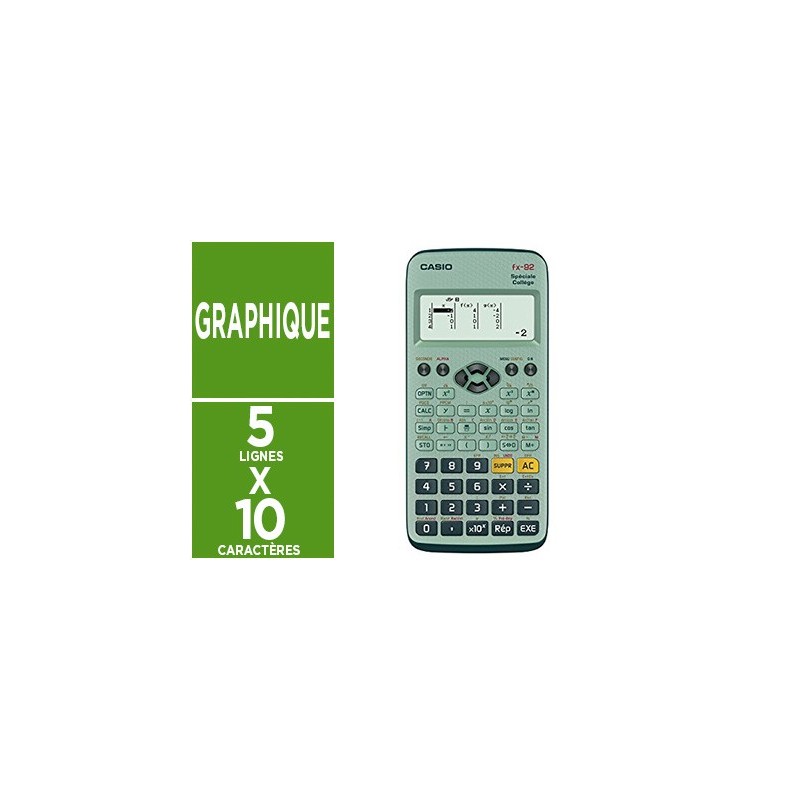 Calculatrice Scientifique Casio Fx-92 Collège - Calculatrice - Achat & prix