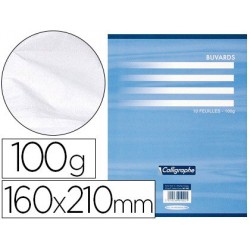 Papier buvard clairefontaine 100g 160x210mm coloris blanc...