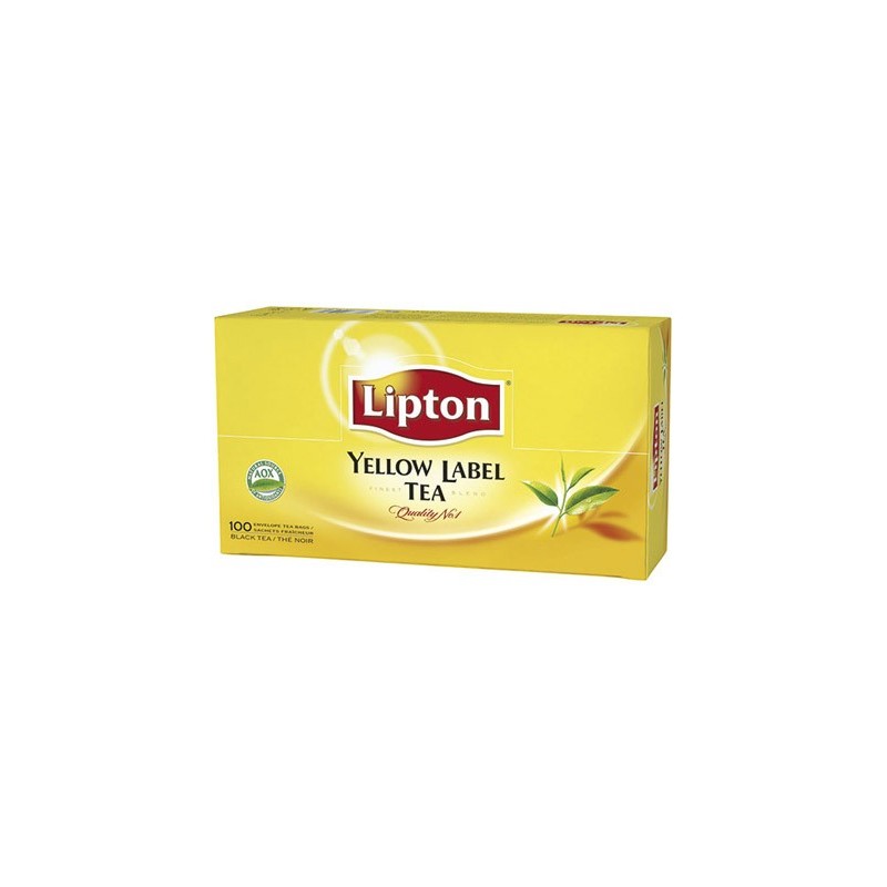 Thé lipton yellow fraîcheur boîte 100 sachets