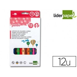 Crayon couleur liderpapel triangulaire jumbo mine...