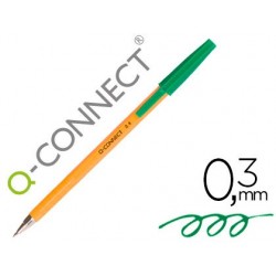 Stylo-bille q-connect écriture fine 0.3mm encre classique...