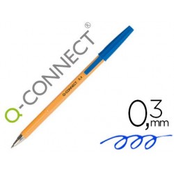 Stylo-bille q-connect écriture fine 0.3mm encre classique...