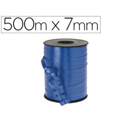 Bobine bolduc lisse 500mx7mm coloris bleu