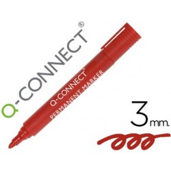 Marqueur q-connect permanent pointe ogive tracé 3mm...