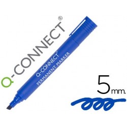 Marqueur q-connect permanent pointe biseautée tracé 5mm...
