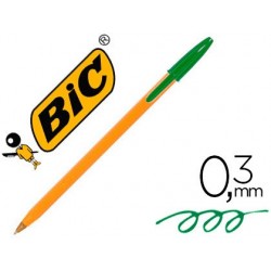 Stylo-bille bic orange écriture extra fine 0.3mm encre...