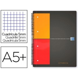 Cahier oxford activebook reliure intégrale b5 176x25cm...