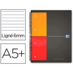 Cahier oxford notebook reliure intégrale b5 176x25cm 160...