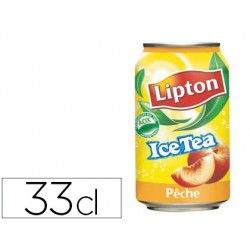 Boisson lipton ice tea pêche canette 33cl