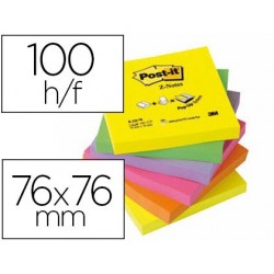 Bloc-notes post-it recharges z-notes 76x76mm 100f...
