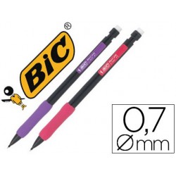 Porte-mine bic matic grip 0.7mm embout gomme corps...