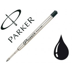 Recharge parker stylo-bille métal pointe large coloris noir