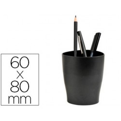 Pot à crayons exacompta ecopen ecoblack 60x80x95mm...