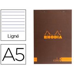 Bloc agrafé rhodia color n.16 a5 14.8x21cm couverture...