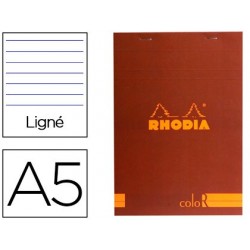 Bloc agrafé rhodia color n.16 a5 14.8x21cm couverture...