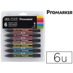 Marqueur professionnel w&n promarker double pointe tons...