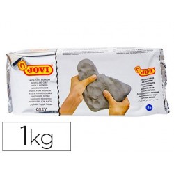 Pâte à modeler jovi autodurcissante coloris gris pain 1kg
