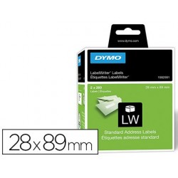 Rouleau étiquettes dymo label writer 28x89mm impression...