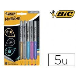 Marqueur bic permanent marking pointe ogive tracé 1.8mm...