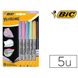 Marqueur bic permanent marking pointe ogive trace 1.8mm...