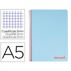 Cahier spirale liderpapel a5 micro wonder 240 pages 90g...