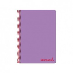 LIDERPAPEL Cahier spirale A4 micro wonder 240 pages 90g 4 trous 5