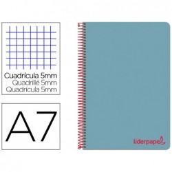 Cahier spirale liderpapel a7 micro wonder 200 pages 90g...