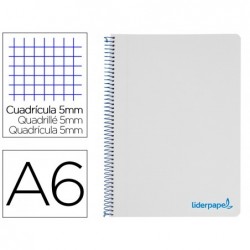 Cahier spirale liderpapel a6 micro wonder 240 pages 90g...