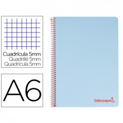 Cahier spirale liderpapel a6 micro wonder 240 pages 90g...