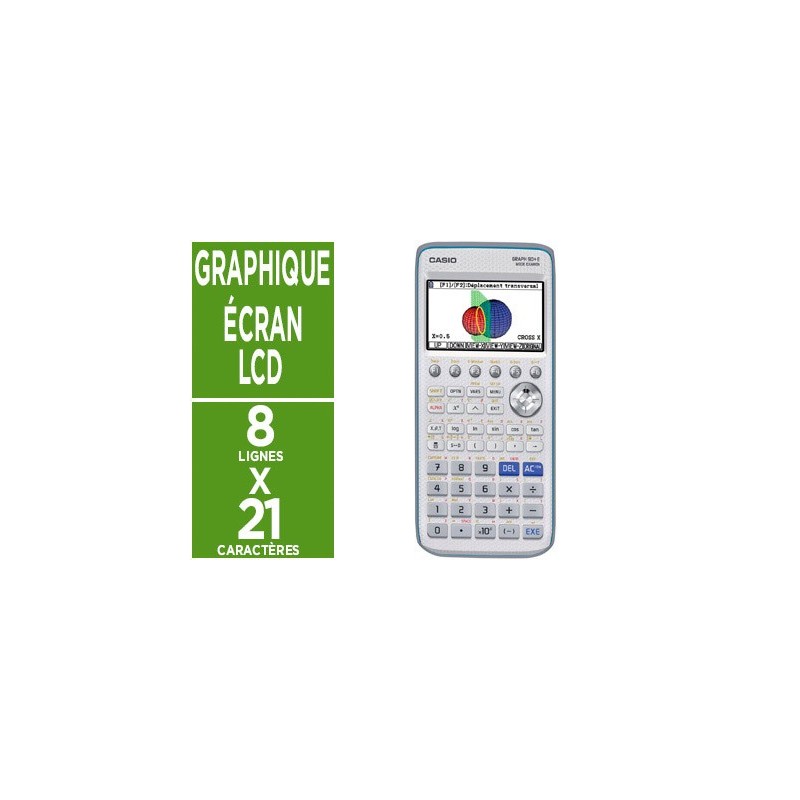 Calculatrice graphique Casio Graph 90+E - Mode examen