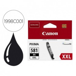 Cartouche canon jet d'encre cli-581xxl couleur noir 4590...