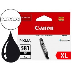 Cartouche canon jet d'encre cli-581xl couleur noir 2280p