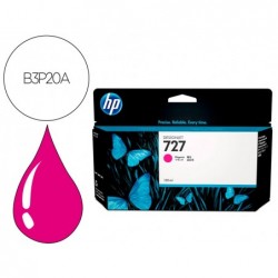 Cartouche hp jet d'encre 727 couleur noir photo 130ml