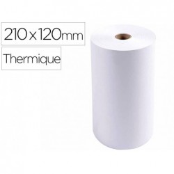 Bobine thermique exacompta telex 1 pli extra blanc 60g...