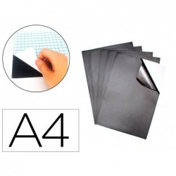 Ardoise adhesive sodertex format a4 5 pcs coloris noir