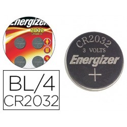 Pile energizer cr2032 lithium 3v blister 4 unités