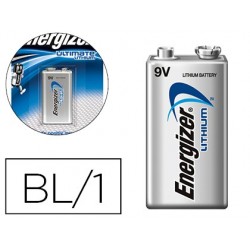 Pile energizer 9v ultimate lithium blister 1 unité