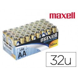 Pile lr06 maxell boîte 32 unités