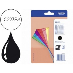 Cartouche brother jet d'encre originale lc223bk couleur noir