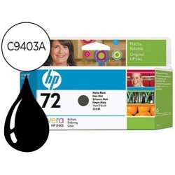 Cartouche hp 72 pour designjet t610/1100 couleur noir 2400p