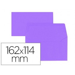 Enveloppe oxford vélin 114x162mm 120g coloris violet étui...