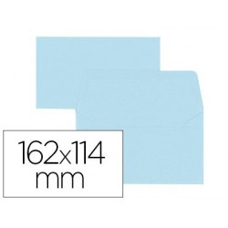 Enveloppe oxford c6 114x162mm 120g gommée coloris bleu...