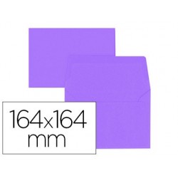 Enveloppe oxford vélin 164x164mm 120g coloris violet étui...