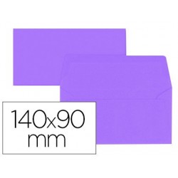 Enveloppe oxford vélin 90x140mm 120g coloris violet étui...