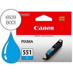 Cartouche canon jet d'encre 6509 b001-cli551c couleur...